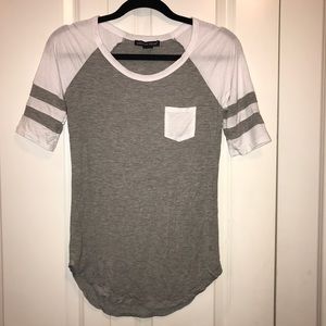 Baseball style T-shirt